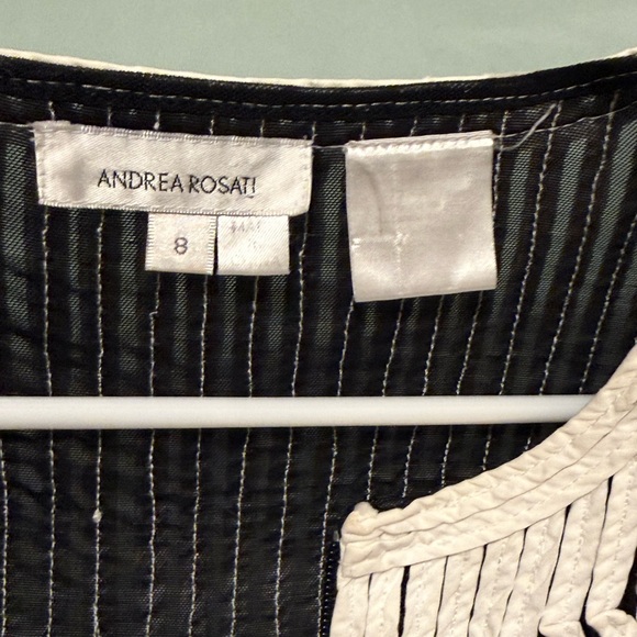 Andrea Rosati Art-to-Wear Jacket and Top Set Size 8 - Picture 4 of 5